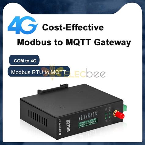 Modbus RTU To MQTT Converter 4G LTE Cellular Industrial IoT Gateway For