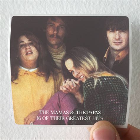 The Mamas and the Papas 16 Of Their Greatest Hits Album Cover Sticker