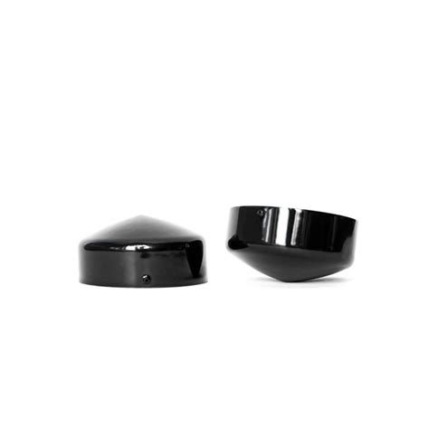 Fork Tube Cap Bolt Cover Set Black Piece Choppershop