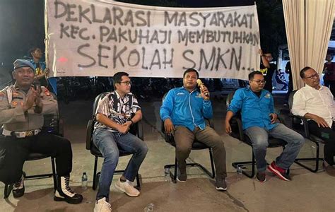 Gelar Deklarasi KNPI Dan Masyarakat Pakuhaji Minta Pemerintah Bangun