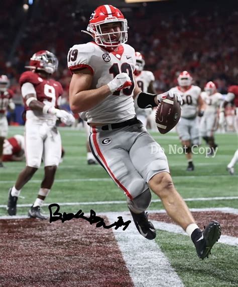 Brock Bowers Signed Photo 8X10 Rp Autographed Picture Georgia Bulldogs ...