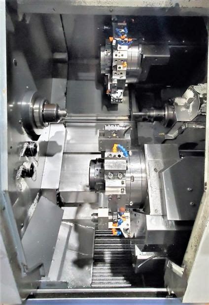 MORI SEIKI ZL200SMC TWIN SPINDLE AND TWIN TURRET CNC LATHE With LIVE