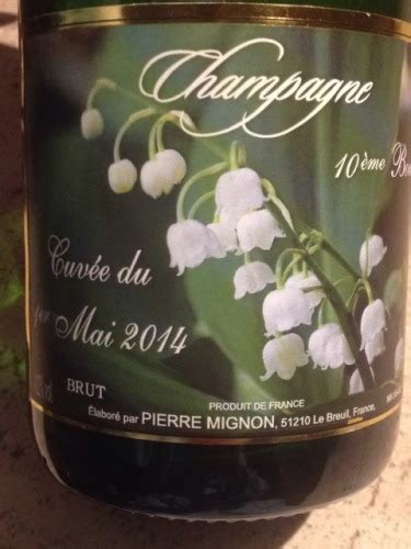 Pierre Mignon Cuv E Du Er Mai Eme Brut Champagne Vivino Us