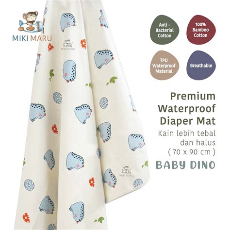 Jual Mikimaru Waterproof Diaper Mat Perlak Alas Ompol Bayi Matras