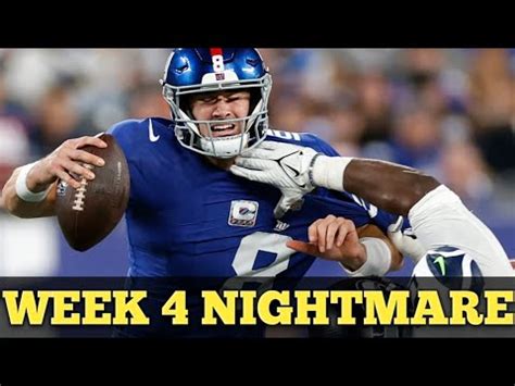 Giants Week 4 RANT Daniel Jones I Let The Team Down Really YouTube