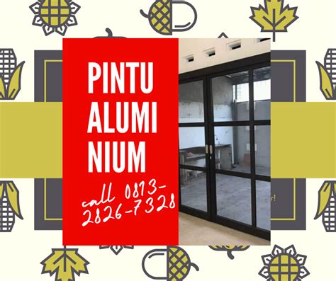 Pintu Aluminium Geser Bandung Telpwa 081328167328 Semarang