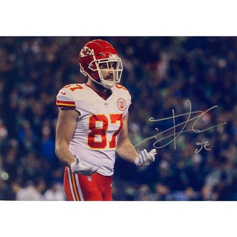 Autograph Signed Travis Kelce Photo