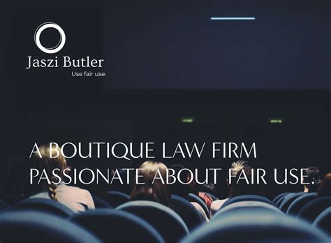 Jaszi Butler Pllc A Boutique Law Firm Expert In Fair Use