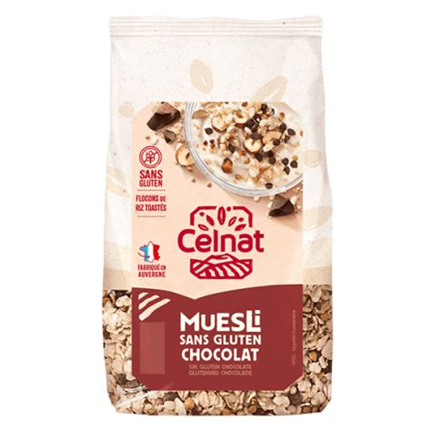 CENLNAT Muesli Sans Gluten Chocolat 375 Pharmacie En Ligne