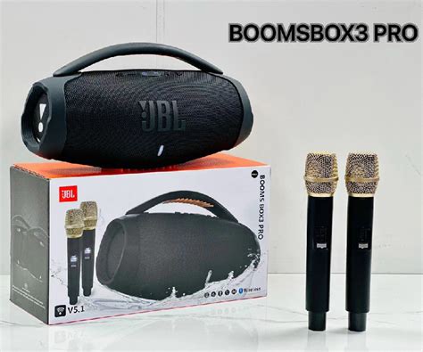 Mua Loa Karaoke Bluetooth JBL Boombox 3 Pro KÈM 2 MIC Giá Rẻ Bán Sỉ