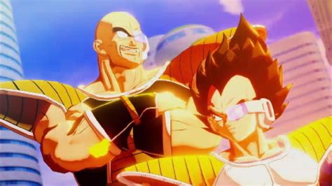 Vegeta And Nappa Invade Planet Earth Dragon Ball Z Kakarot Scene