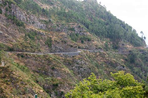 Tal Der Nonnen Curral Das Freiras Auf Madeira Insel Stockbild Bild