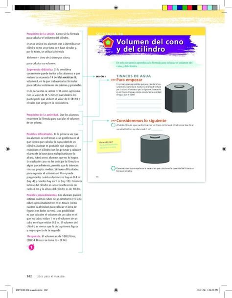 PDF SECUENCIA 28 Volumen Del Cono Y Del Cilindromatematicasparatodos