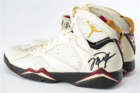 Michael Jordan Game-Worn Nike Air Jordan VII Sneakers | RR Auction