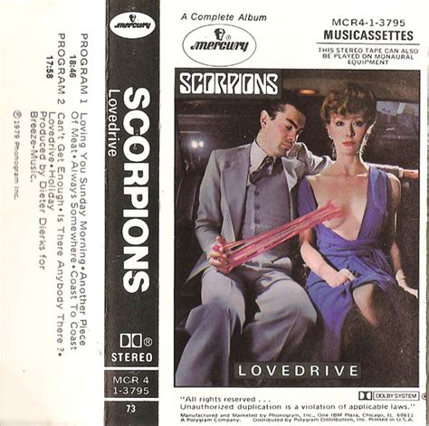 Scorpions Lovedrive Dolby Cassette Discogs