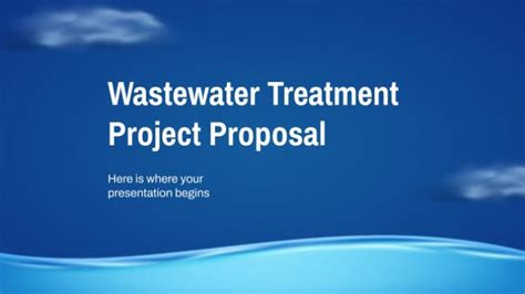 Wastewater Treatment Project Proposal Presentation