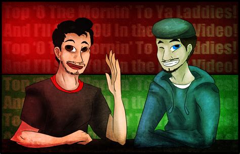 Jacksepticeye X Markiplier Fan Art Kissing