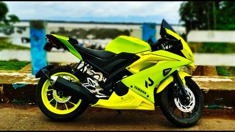 Yamaha R15 V3 Modified 2021 A Green Devil I Best Bike In This