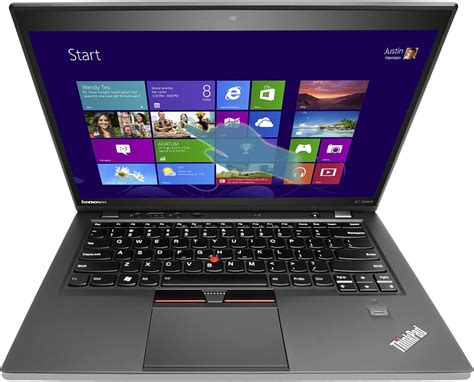 Lenovo ThinkPad X1 Carbon 14 Inch Touchscreen Laptop Black 3444CUU