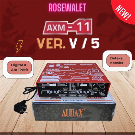 Jual Axm Versi Terbaru Ampli Walet Audax Asli Anti Petir Digital