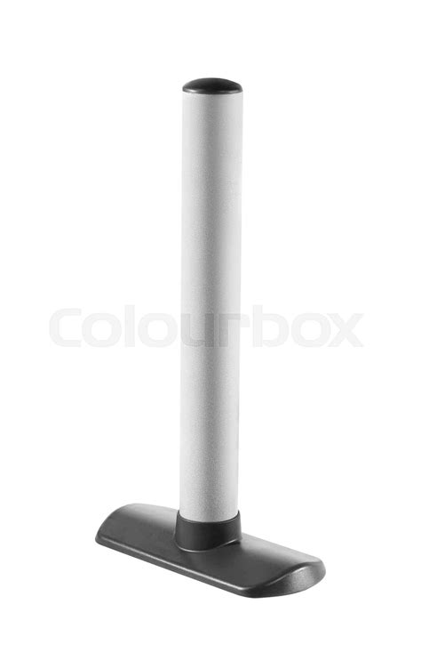 Parking Pillar Isolated On White Stock Image Colourbox