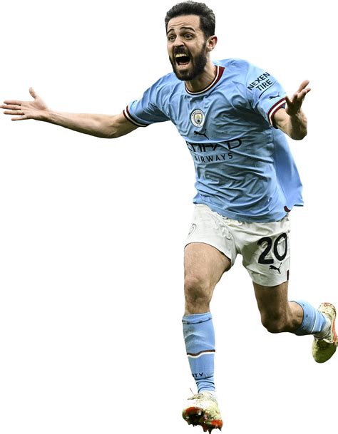 Bernardo Silva Manchester City Football Render Footyrenders