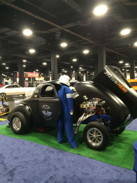 1941 41 Willys Coupe Gasser Blown Hemi Americar Hot Rod Rat Rod Street Rod For Sale