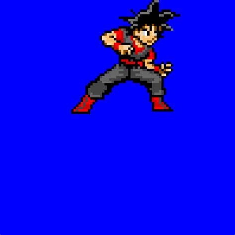 Goku black pixel art