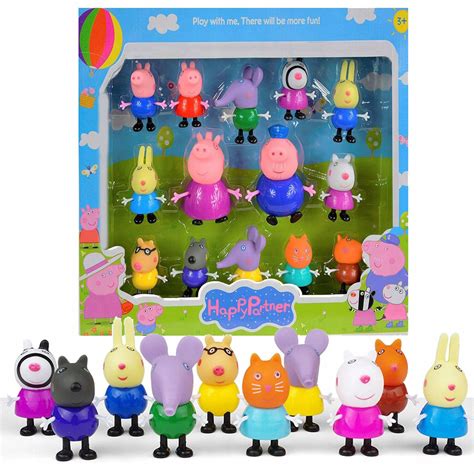 FIGURKI ŚWINKA PEPPA DUŻY ZESTAW RODZINKA 14SZT 14518761987 Allegro pl