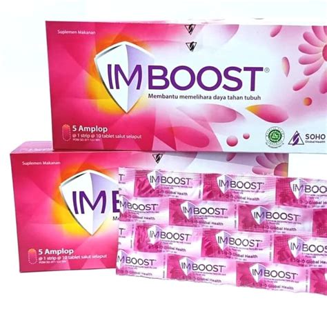 Jual Imboost Tablet Daya Tahan Tubuh 1 Strip Isi 10 Tablet Shopee