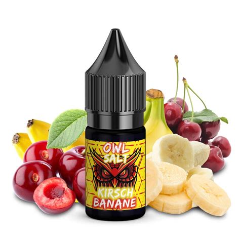 Kirsch Banane Liquid Kiba E Zigarette Nikotinsalzliquid 10 Ml OWL 4 99