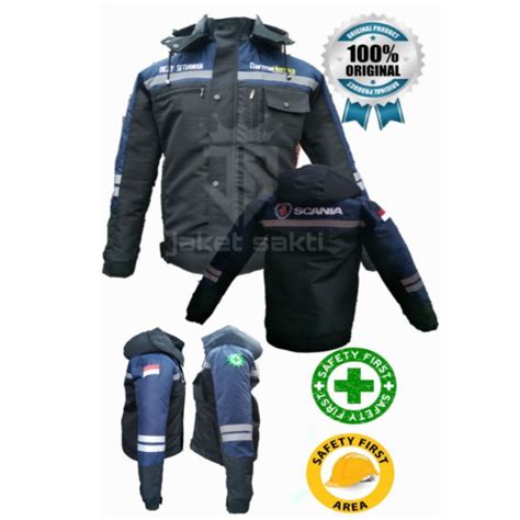 Jual Jaket Safety Jaket K3 Jaket Tambang Emas Jaket Scania Shopee