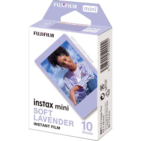 Fujifilm Instax Mini Film Soft Lavender Pack Jb Hi Fi