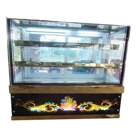 Stainless Steel Rectangular Sweet Display Counter For Shop At Rs