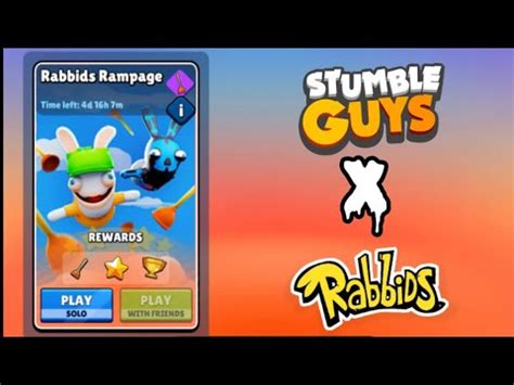 New Rabbids Rampage Event In Stumble Guys Youtube