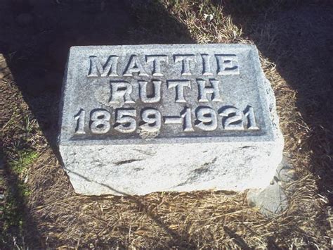 Martha Ruth Mattie Stanley Patton Memorial Find A Grave