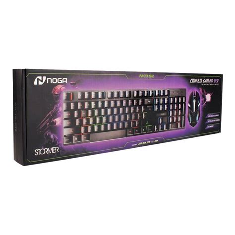 Combo Gamer Led Noga Nkb Teclado Y Mouse