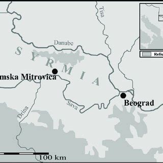 Location of Syrmia and Sremska Mitrovica (map: V. Ilić). | Download Scientific Diagram