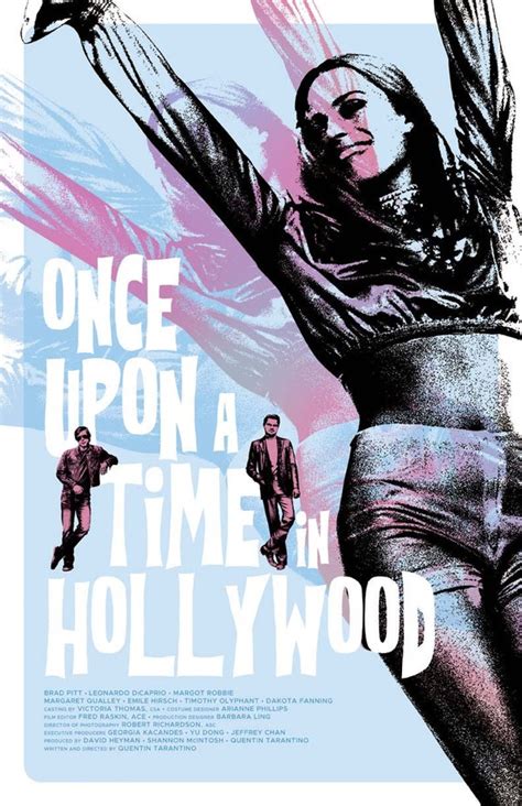 Once Upon a Time in Hollywood Film Poster | Etsy