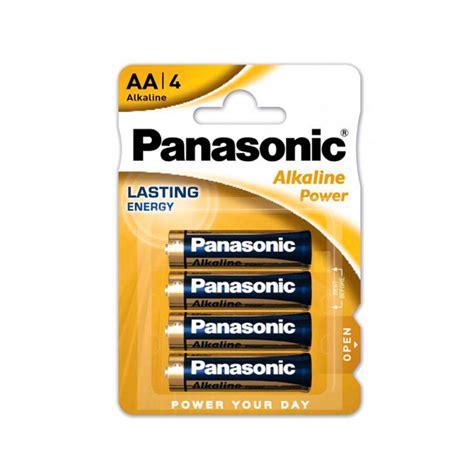 Blíster 4 Pilas Alcalinas 1 5V PANASONIC AA LR06 efectoLED