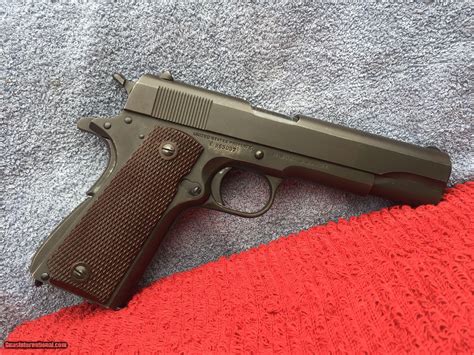 Original Rare Ww2 Colt 1911a1 Commercial Military For Sale