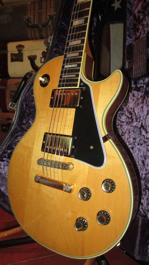 1977 Gibson Les Paul Custom Natural Guitars Electric Solid Body