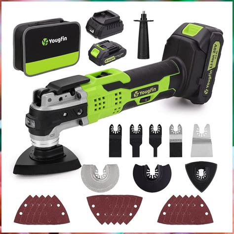 Yougfin Oscillating Multi Tool Kit 20V Cordless Oscillating Tool 6