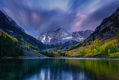 Maroon Bells Hd Maroon Lake Colorado Mountain Hd Wallpaper Rare