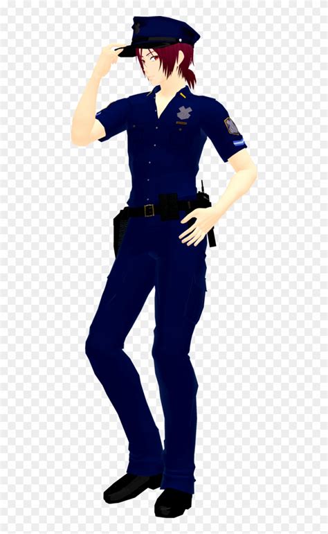 Police Officer Anime Uniform Deviantart - Anime Police Officer Png ...