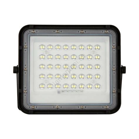 LED Solcellstrålkastare utomhus LED 10W 3 2V IP65 4000K svart