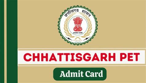 Cg Pet Admit Card Release Soon Cg Pet Revised Exam Date