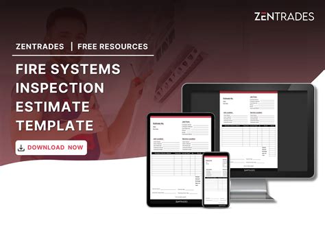ZenFire’s Fire Systems Inspection Estimate Template