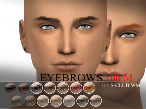 S Club Wm Thesims4 Eyebrows06 M