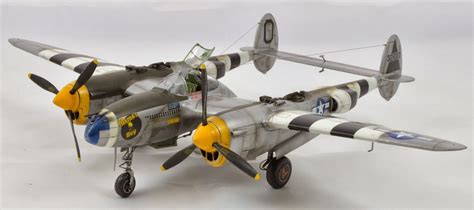 BoweModels Reveal Eduard Academy 1 48 P 38J Lightning Lightning